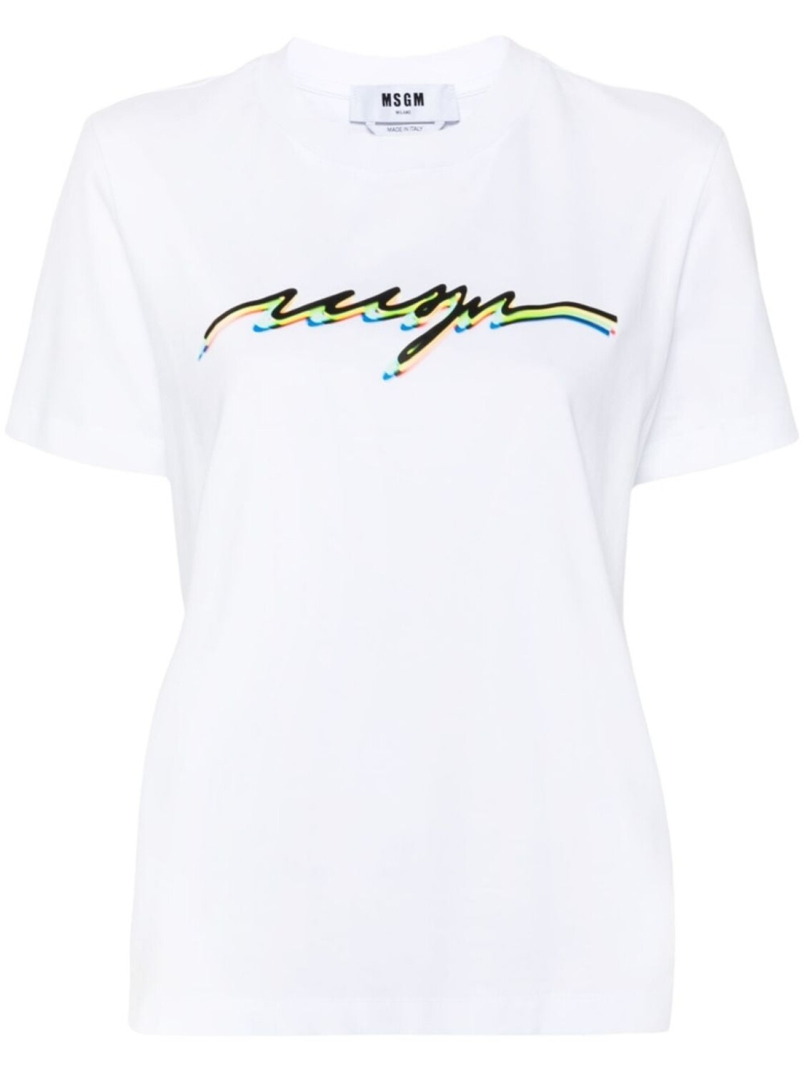 

MSGM футболка с логотипом, белый