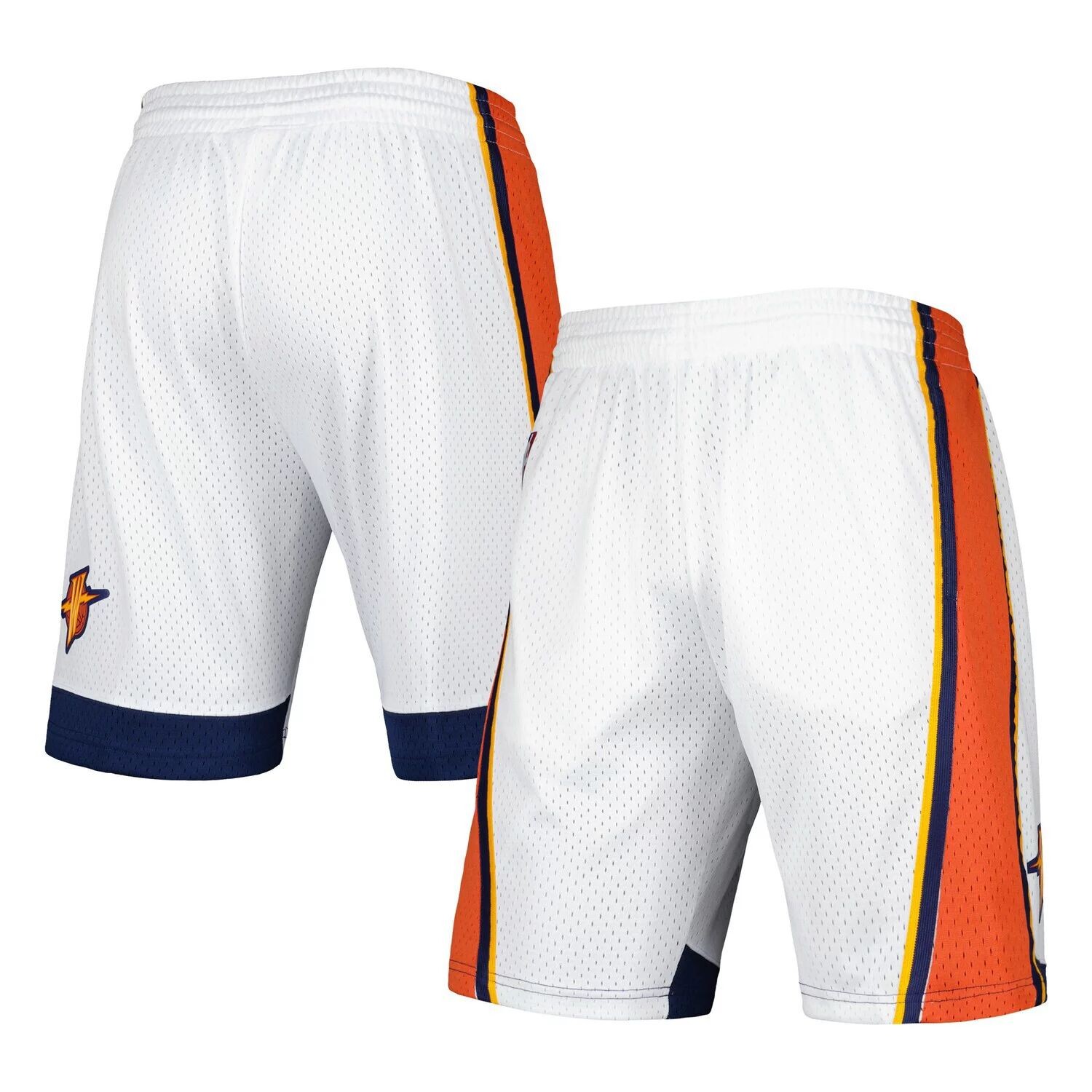 

Мужские шорты Mitchell & Ness White Golden State Warriors 2009-10 Hardwood Classics Swingman