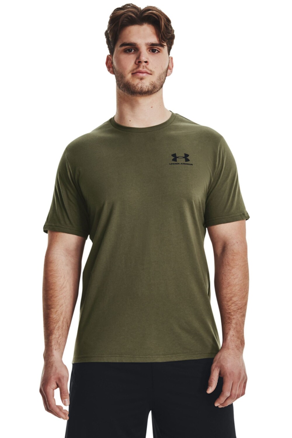 

Зеленая футболка в спортивном стиле с графикой Under Armour, зеленый