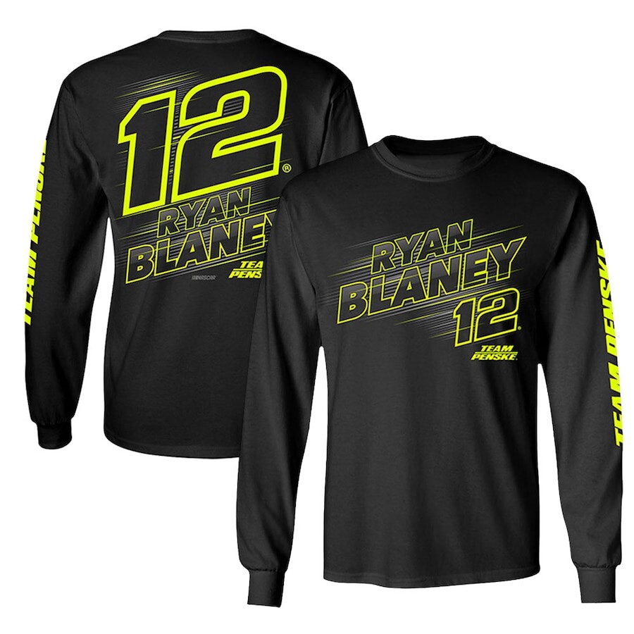 

Футболка с длинным рукавом Team Penske Ryan Blaney, черный