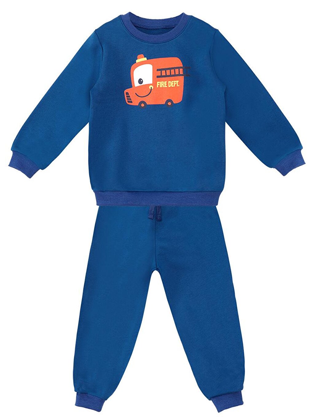 цена Темно-синий спортивный костюм для мальчика-пожарного для мальчика Denokids