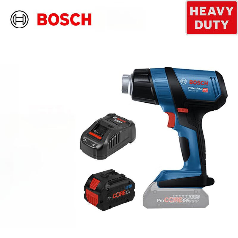 Фен Bosch GHG18V-50 + аккумулятор, зарядное устройство