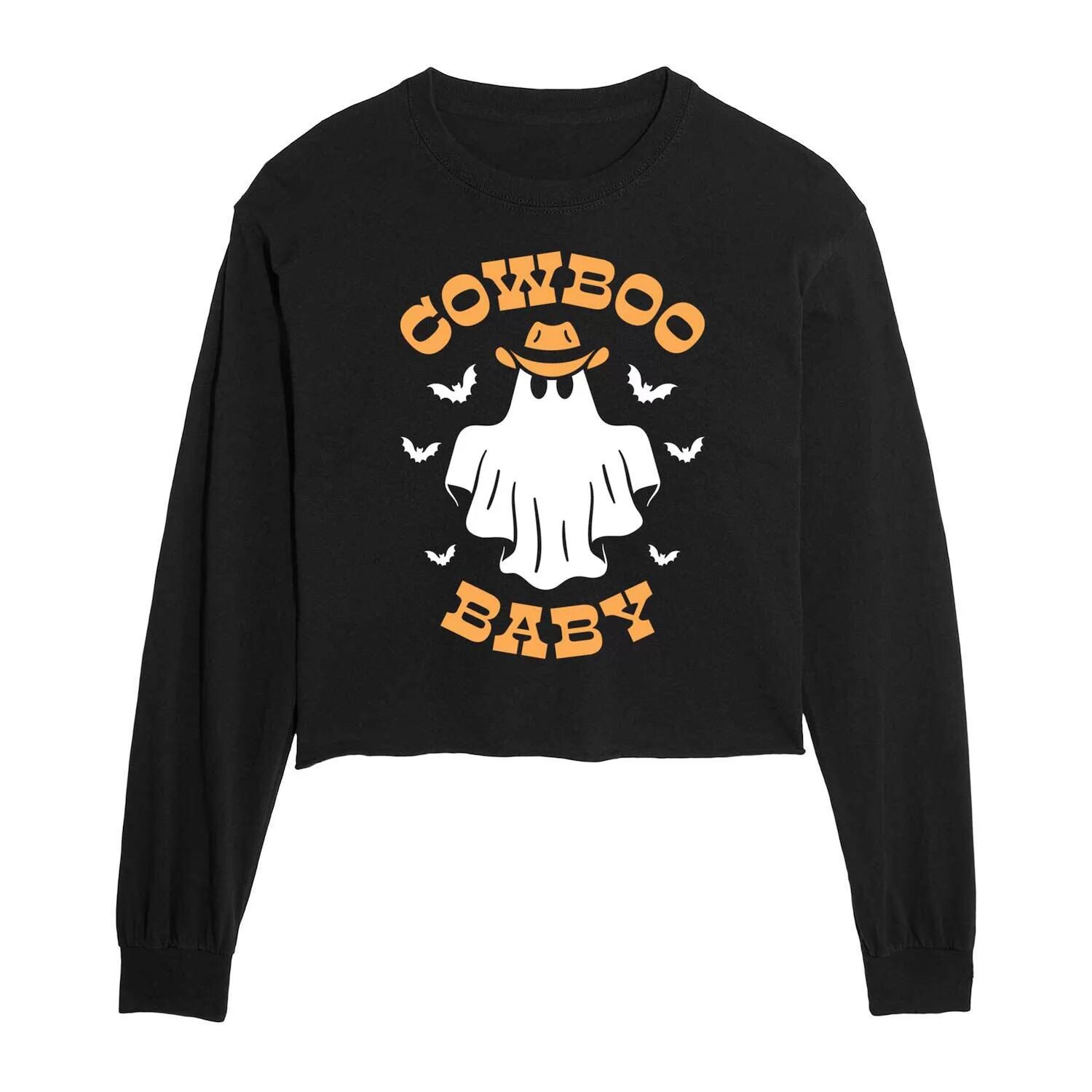

Укороченная футболка с длинными рукавами и рисунком Cowboo Baby Ghost для юниоров Licensed Character