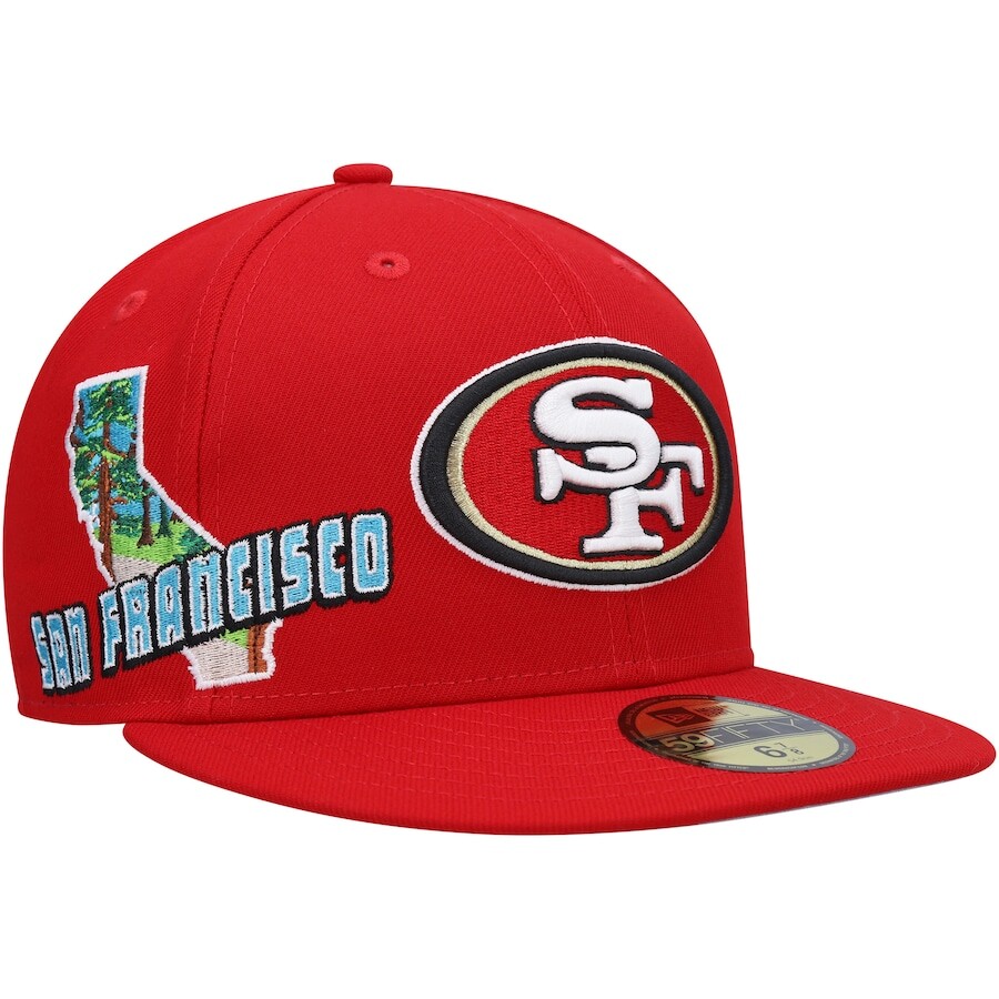 

Бейсболка New Era San Francisco 49Ers, алый