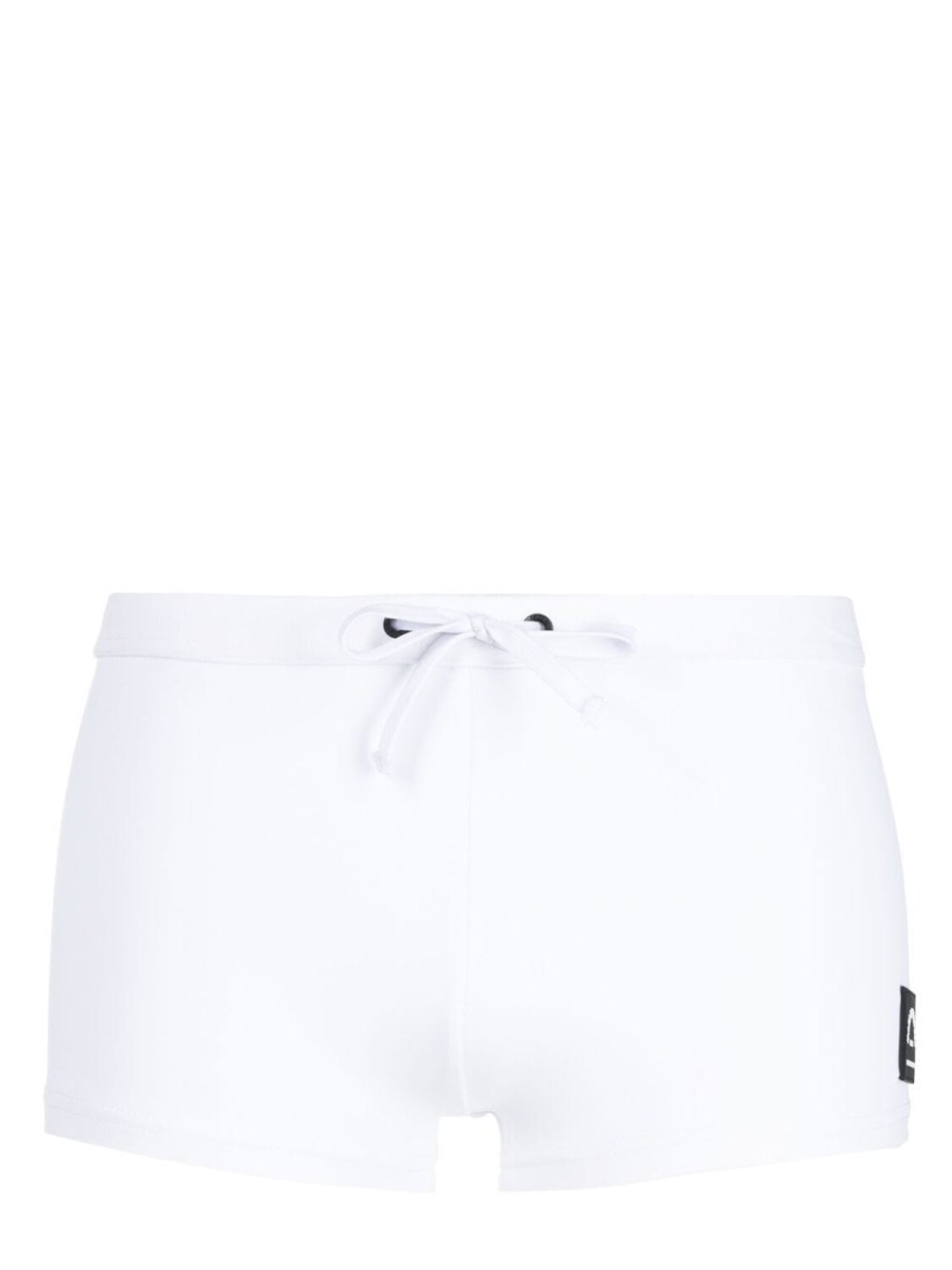 

Karl Lagerfeld logo-print drawstring trunks, белый