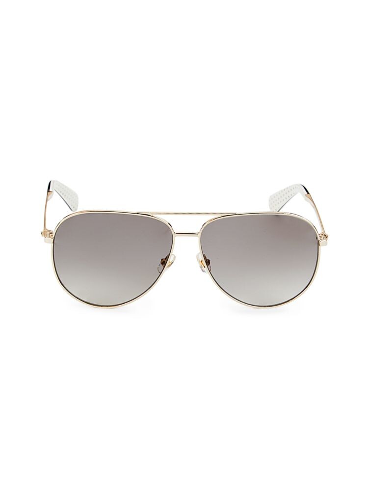 

Солнцезащитные очки-авиаторы Isla 61MM Kate Spade New York, золото