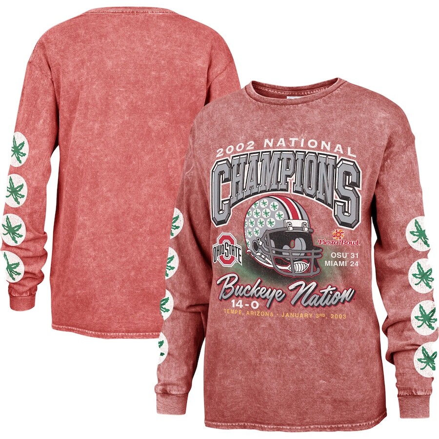 

Футболка с длинным рукавом 47 Ohio State Buckeyes, алый