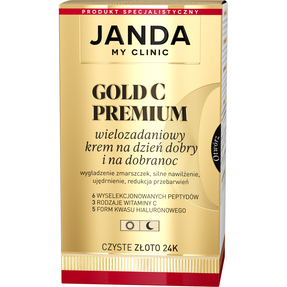 Многофункциональный крем «доброе утро и перед сном» Janda Gold C Premium, 50 мл