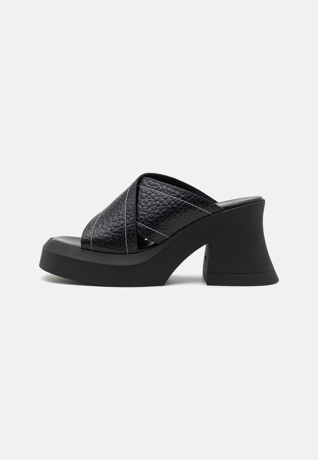 Туфли-мюли на высоком каблуке RAISSA MIISTA, цвет black
