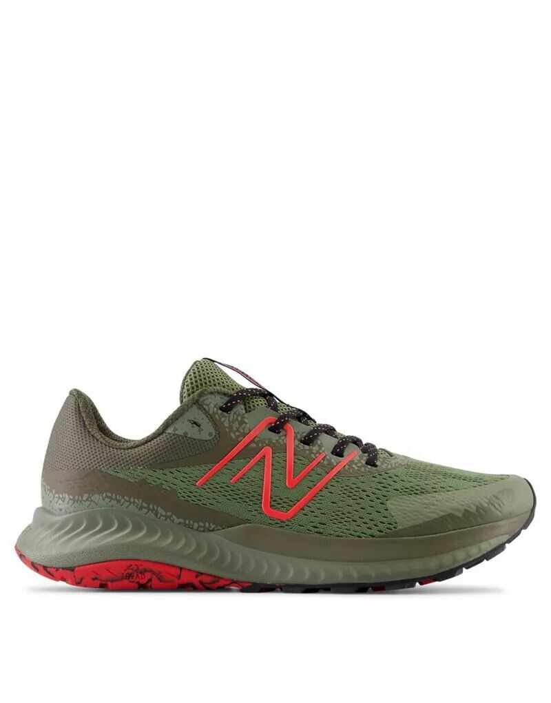 Зеленые кроссовки New Balance Dynasoft Nitrel v5 кроссовки нейтрального цвета dynasoft nitrel v5 unisex new balance цвет grey matter