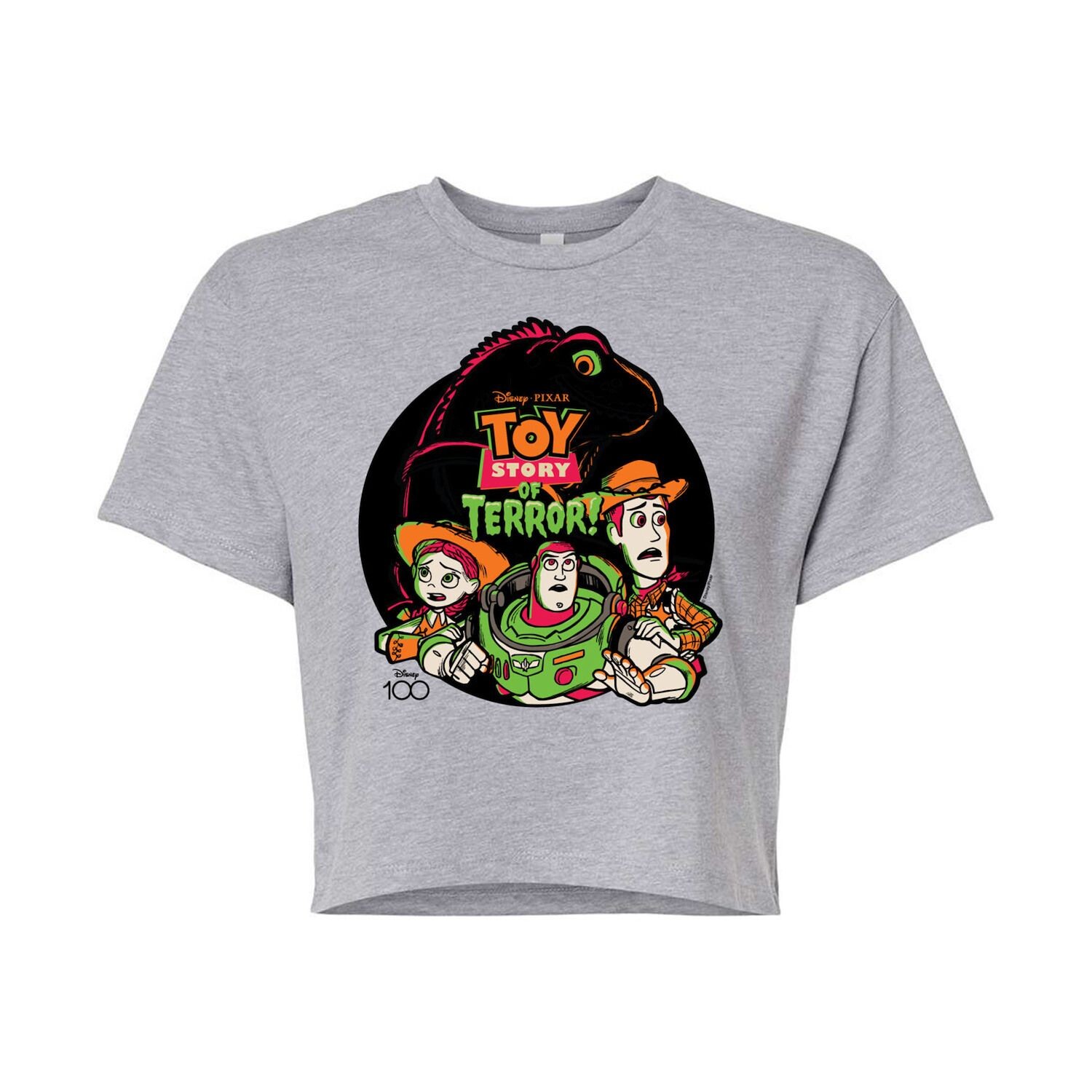 

Укороченная футболка с рисунком Disney 100 Juniors' Toy Story Licensed Character