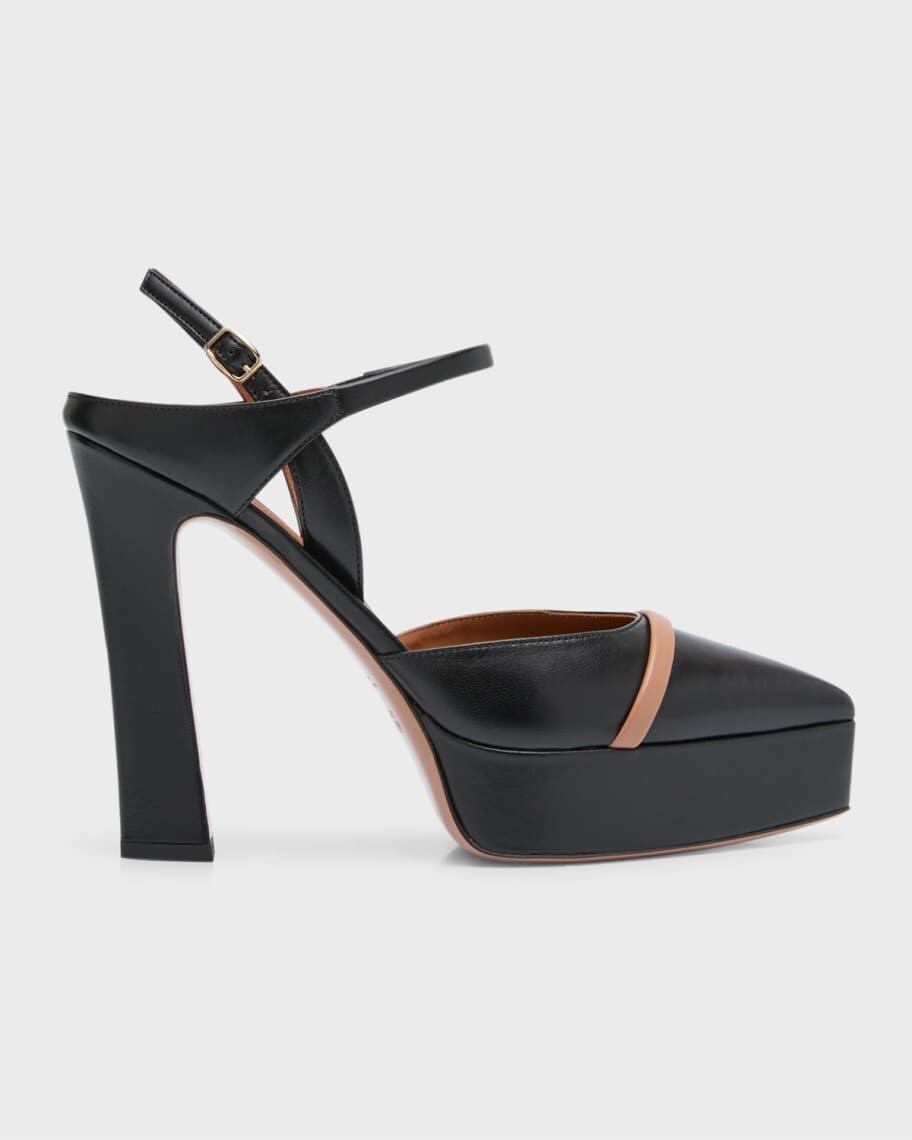 

Туфли-лодочки Shay Napa с ремешком на пятке на платформе Malone Souliers