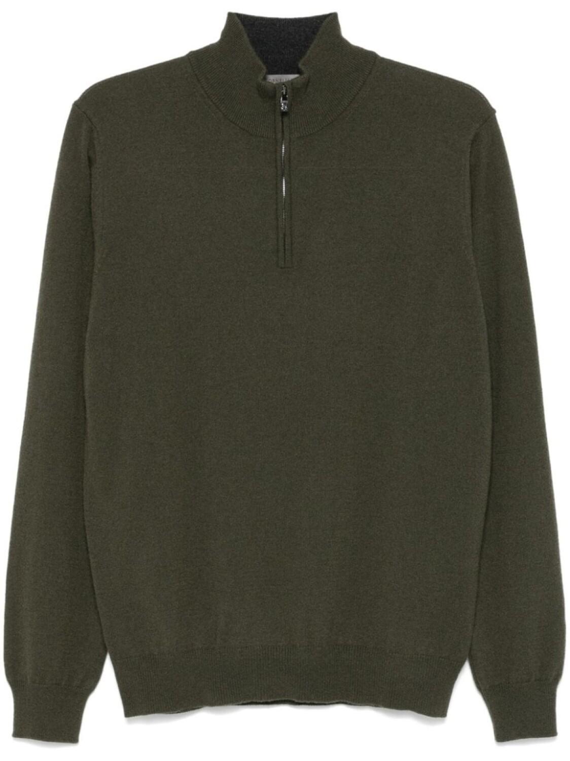 

Corneliani свитер с воротником-стойкой, зеленый