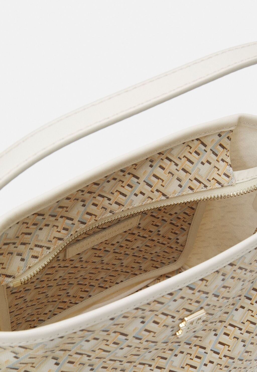 

Сумка через плечо Th Monoplay Leather Bucket Mono Tommy Hilfiger, цвет neutral