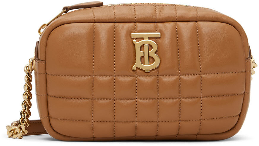 

Коричневая мини-сумка для фотокамеры Lola, мрамор Burberry