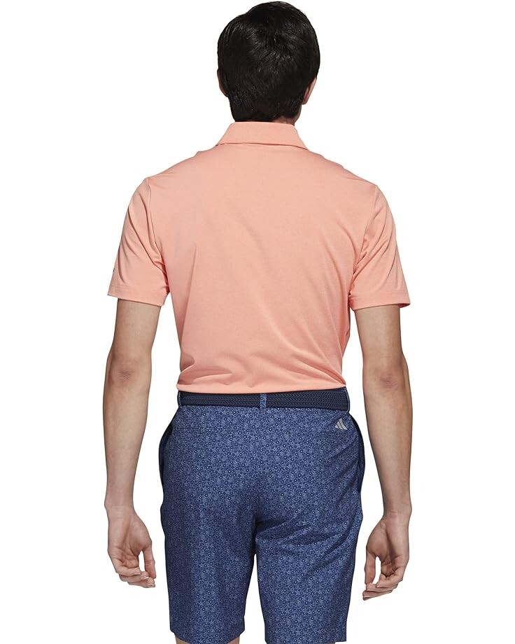 

Поло Adidas Ultimate365 Primegreen Heather Polo, цвет Coral Fusion Melange