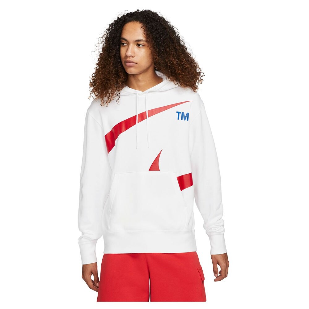 

Худи Nike Sportswear Swoosh Semi Brushed Back, белый