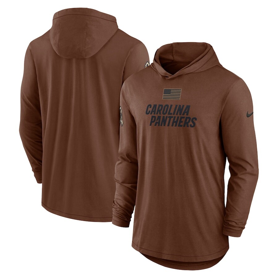 

Футболка с длинным рукавом Nike Carolina Panthers, коричневый
