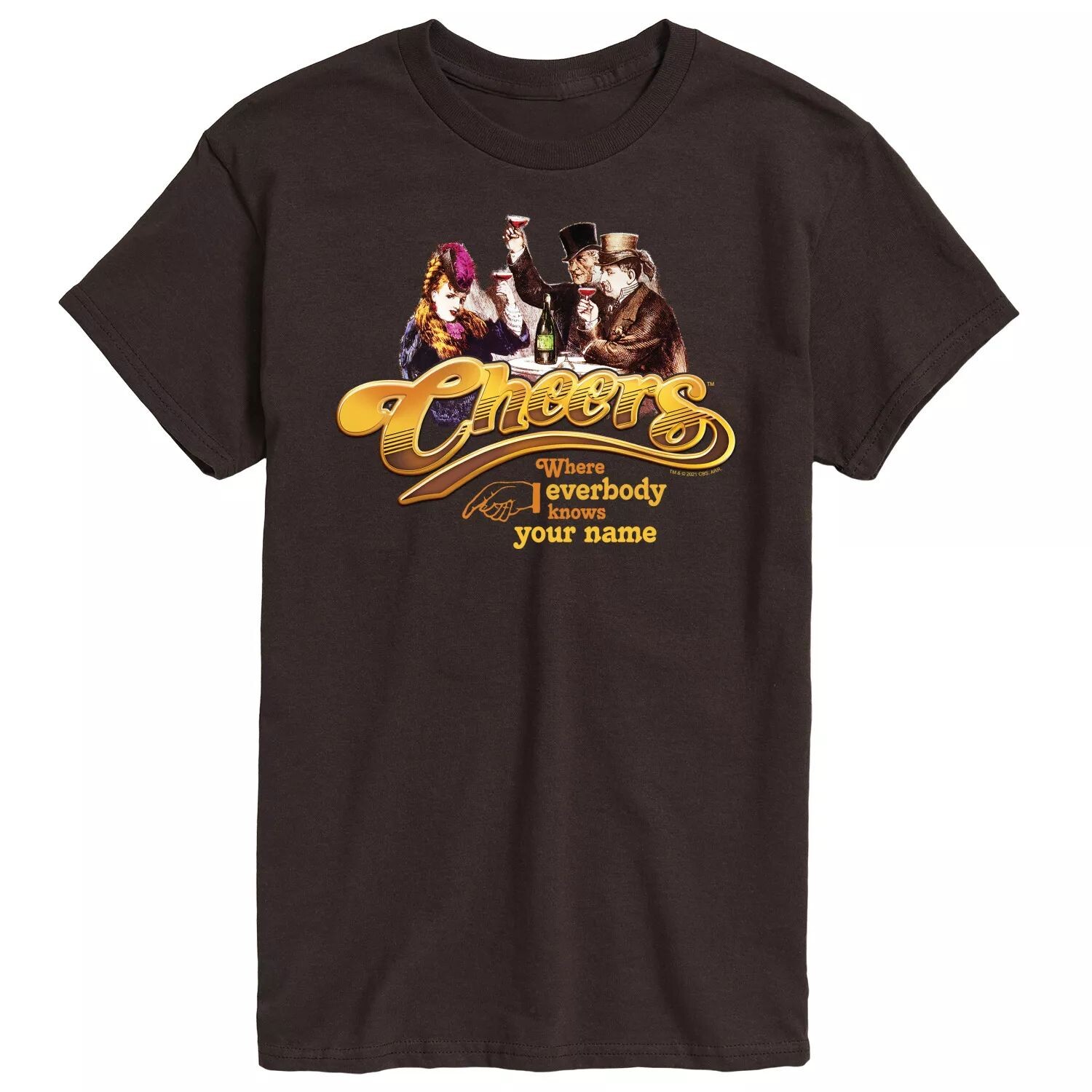 

Мужская футболка Cheers, где все знают твое имя Licensed Character