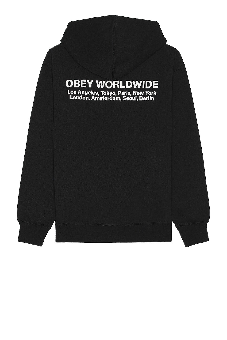 

Толстовка Obey Worldwide Cities, черный