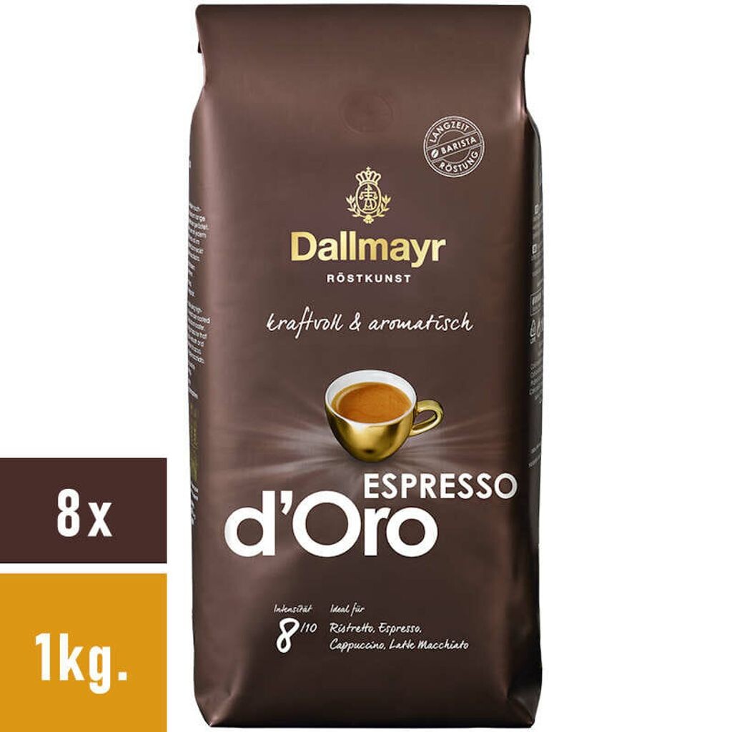 

Кофе Dallmayr Espresso d'Oro в зернах 8х1кг.