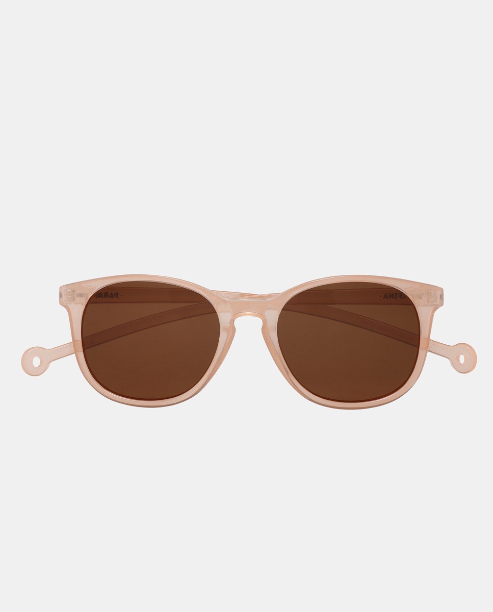 цена Квадратные женские солнцезащитные очки кораллового цвета с поляризованными линзами Parafina, коралловый