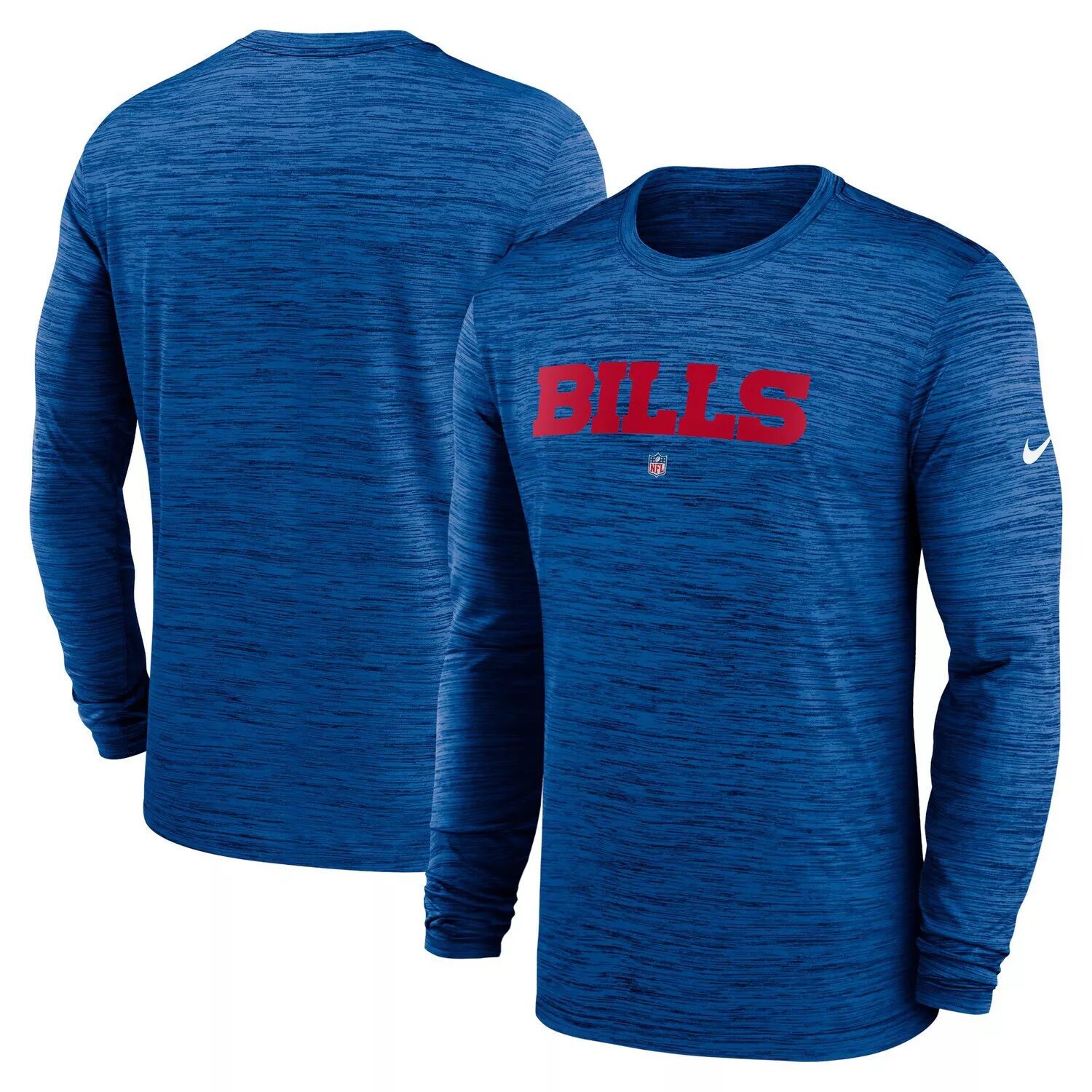 

Мужская футболка с длинным рукавом Royal Buffalo Bills Sideline Team Velocity Performance Nike