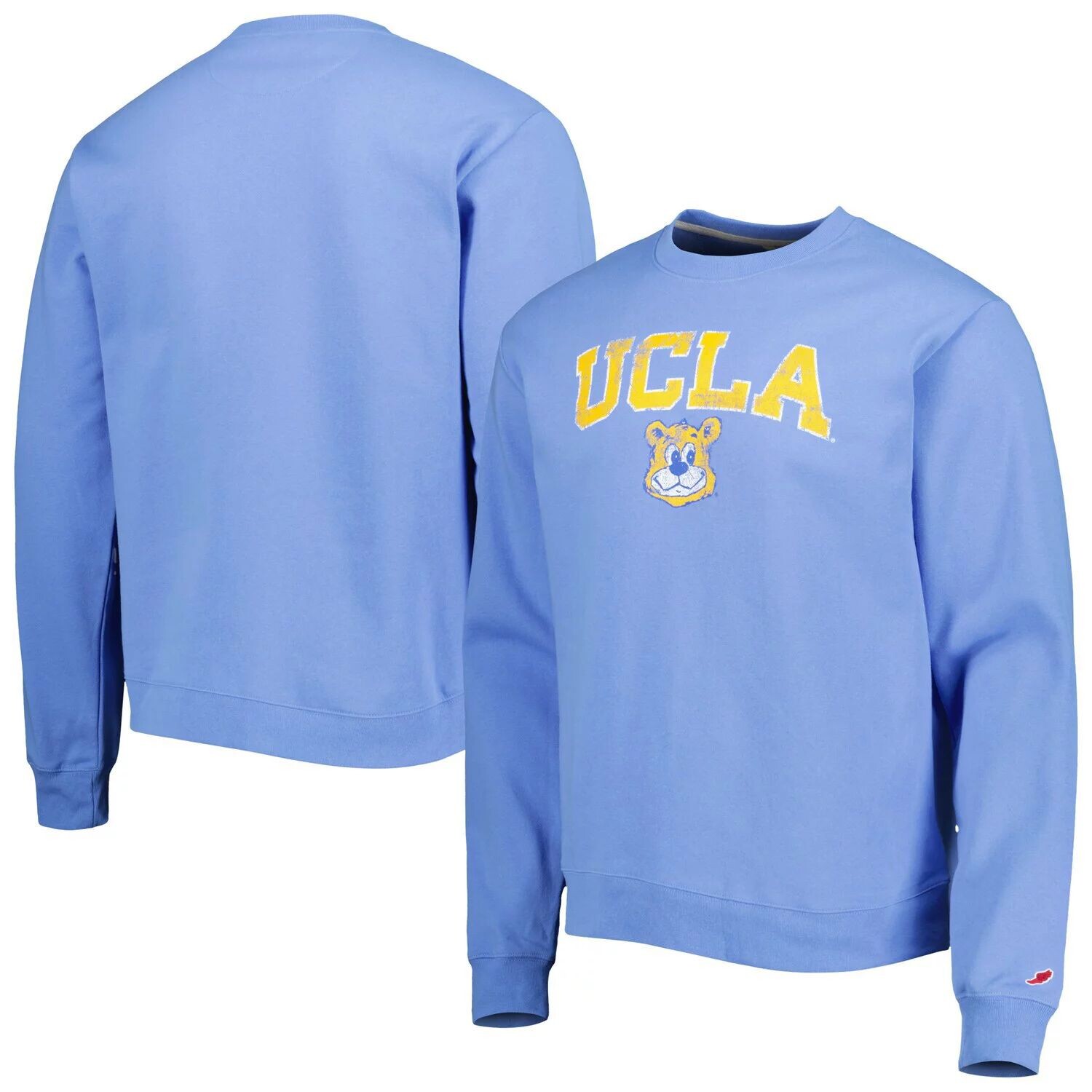 

Мужская лига студенческая одежда Голубой флисовый пуловер UCLA Bruins 1965 Arch Essential Толстовка, Синий