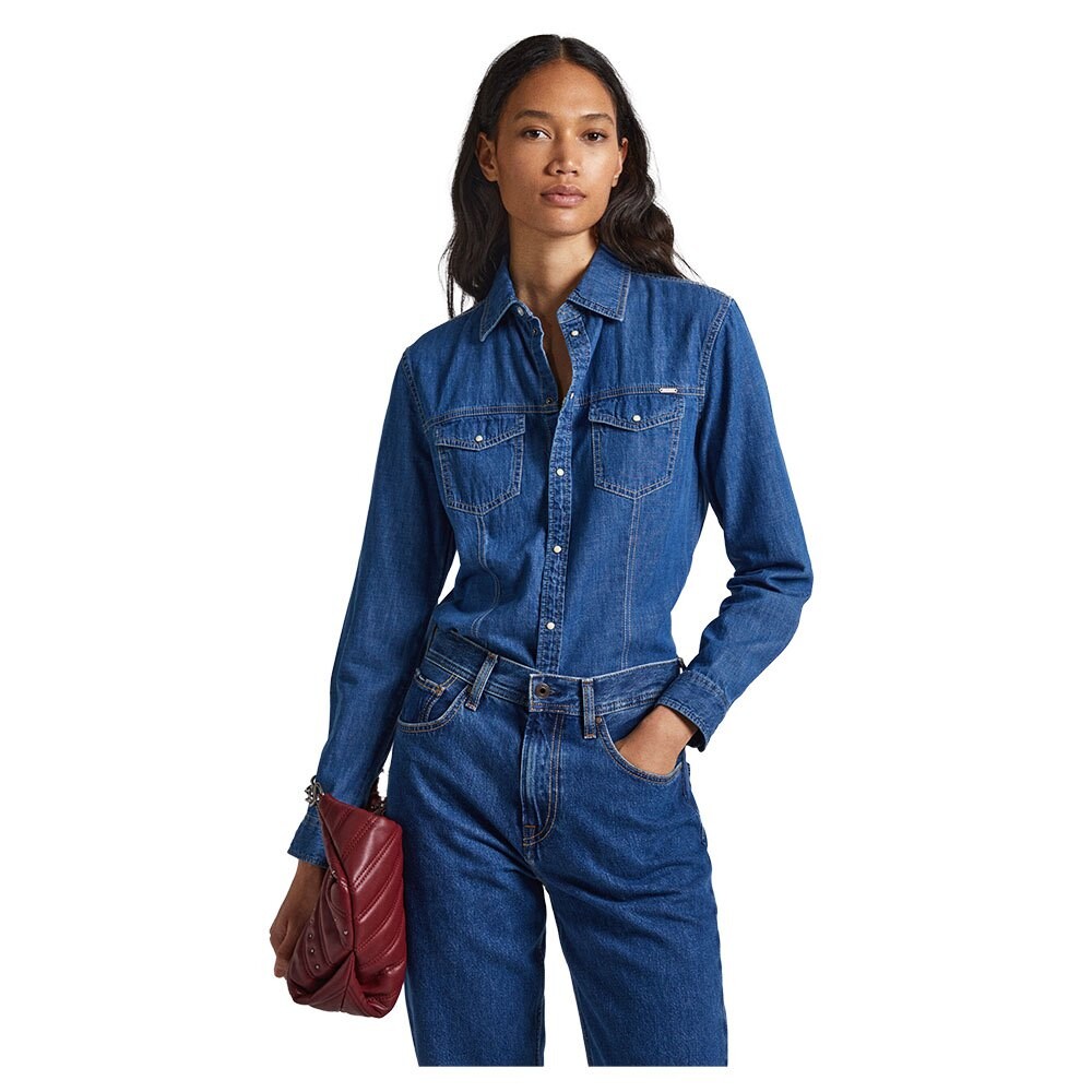 

Рубашка с длинным рукавом Pepe Jeans Rosies, синий