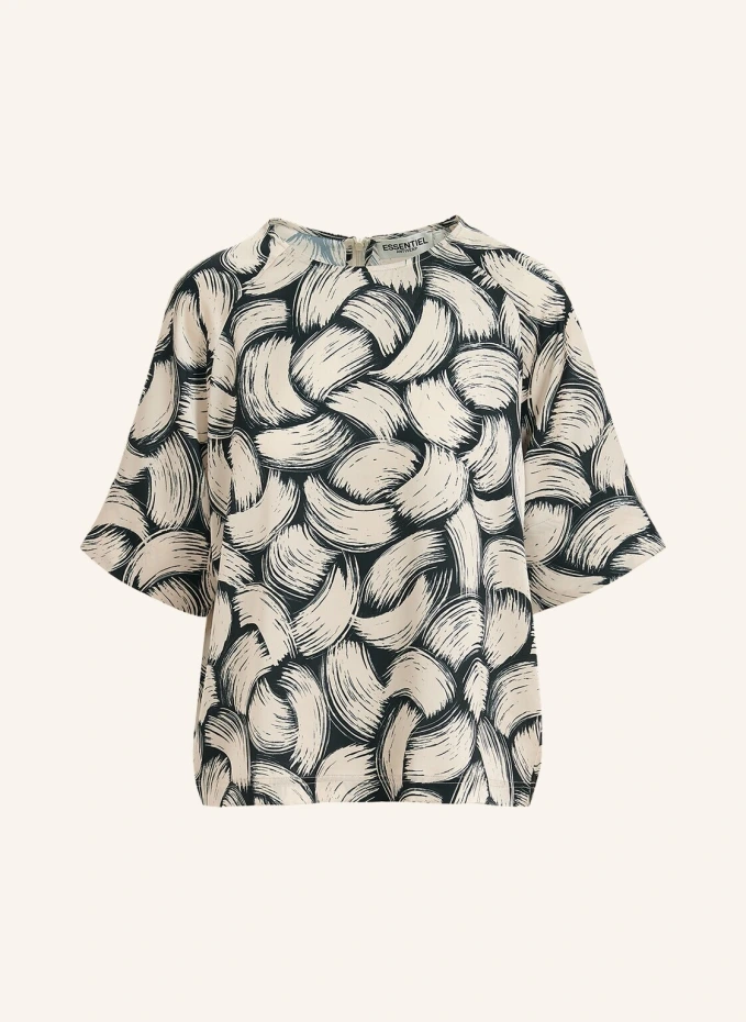 Блузка-рубашка fased Essentiel Antwerp, черный