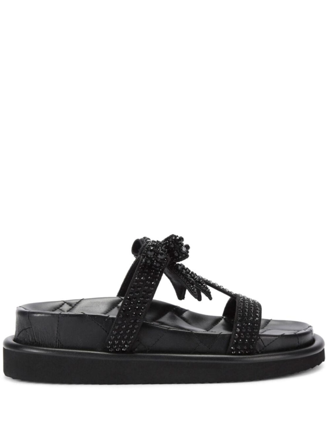 

Kurt Geiger London сандалии Orson Drench с кристаллами, черный