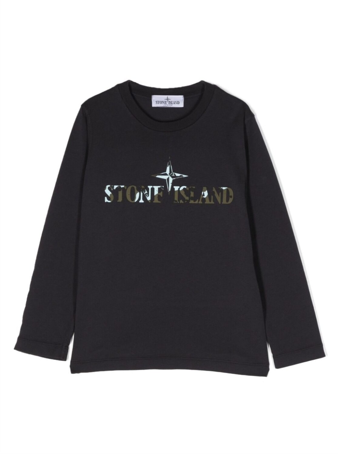

Stone Island Junior футболка с логотипом, синий
