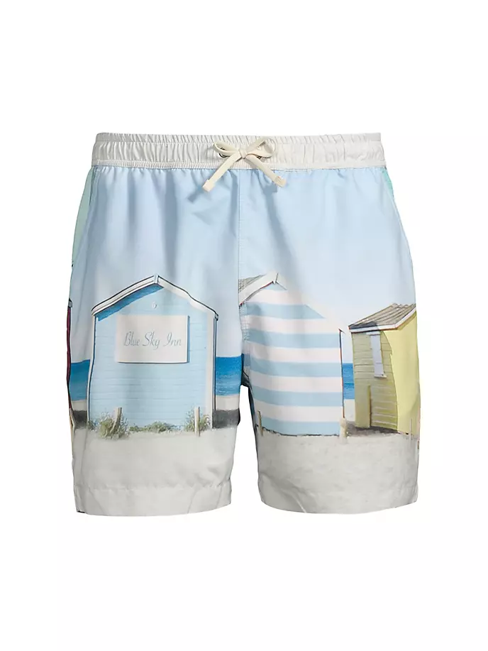 

Плавки с рисунком Beach House Blue Sky Inn, цвет ao print