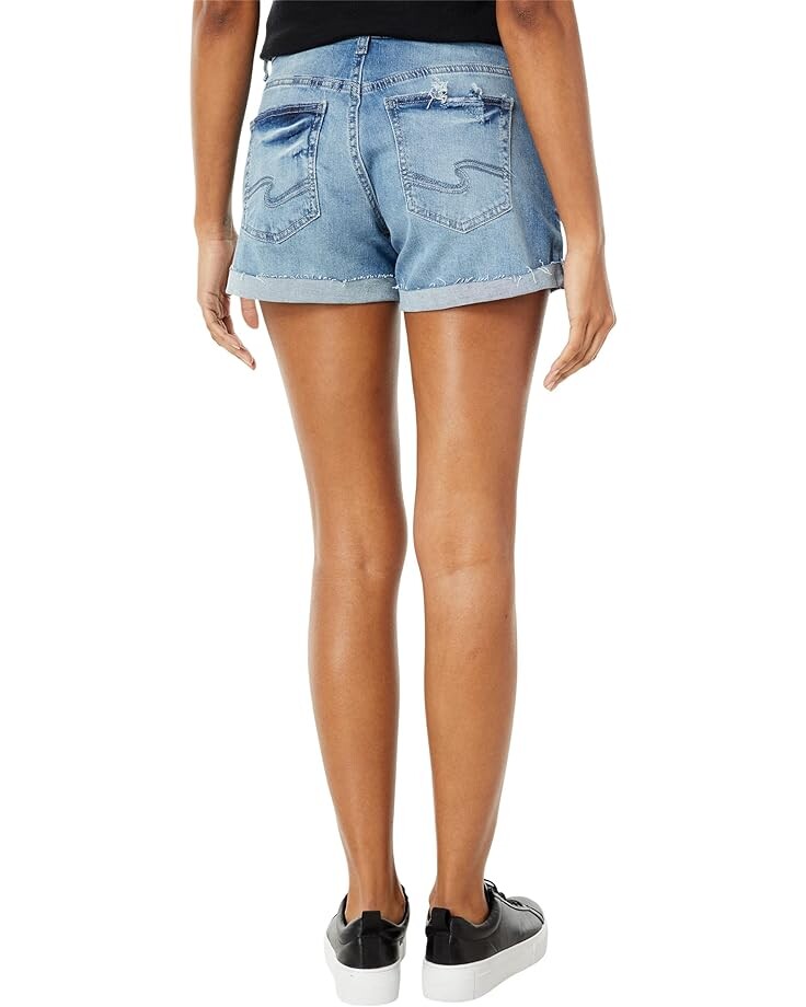 

Шорты Silver Jeans Co. Boyfriend Shorts L53623EAF172, индиго