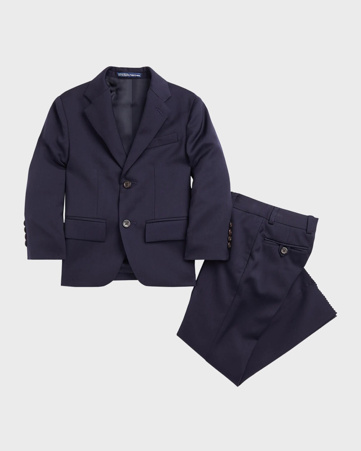 

Костюм-двойка из шерстяного твила для мальчика, размер 8–18 Ralph Lauren Childrenswear, цвет Classic Navy