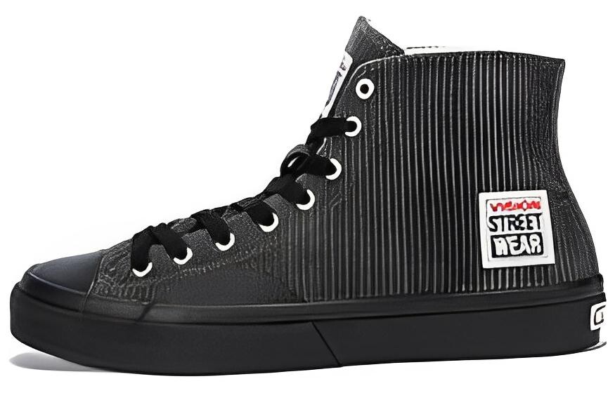 

Кеды унисекс высокие черные Vision Street Wear