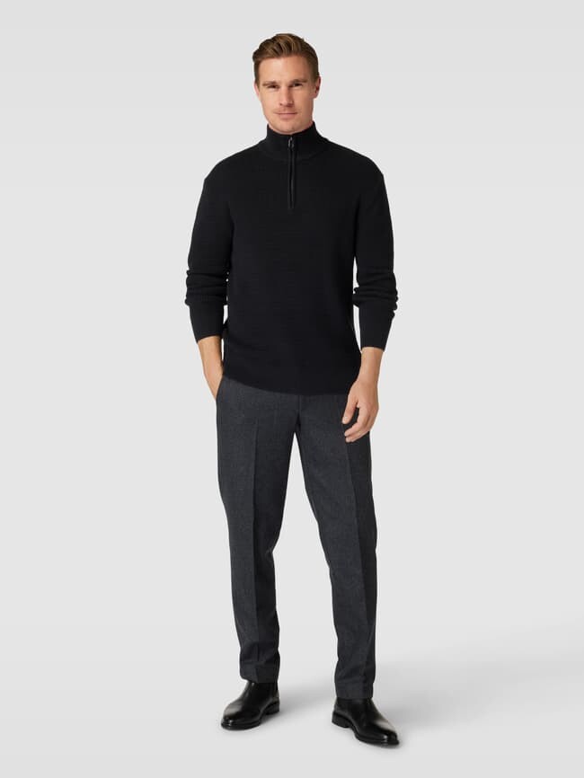

Вязаный свитер с воротником Тройер Esprit, антрацит