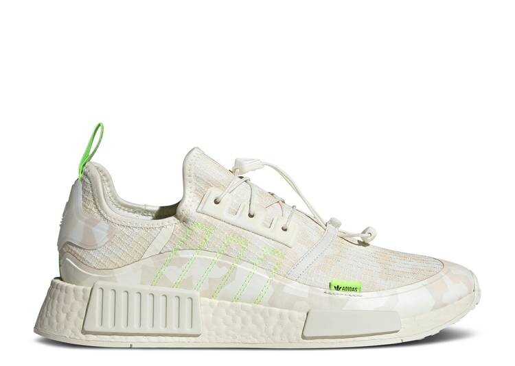 

Кроссовки Adidas NMD_R1 TR 'OFF WHITE SOLAR GREEN CAMO', белый