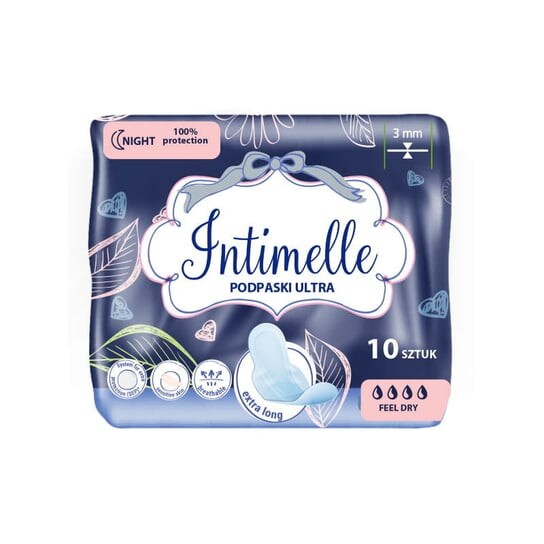 

Гигиенические прокладки, 10 шт. Intimelle, Ultra Feel Dry Night