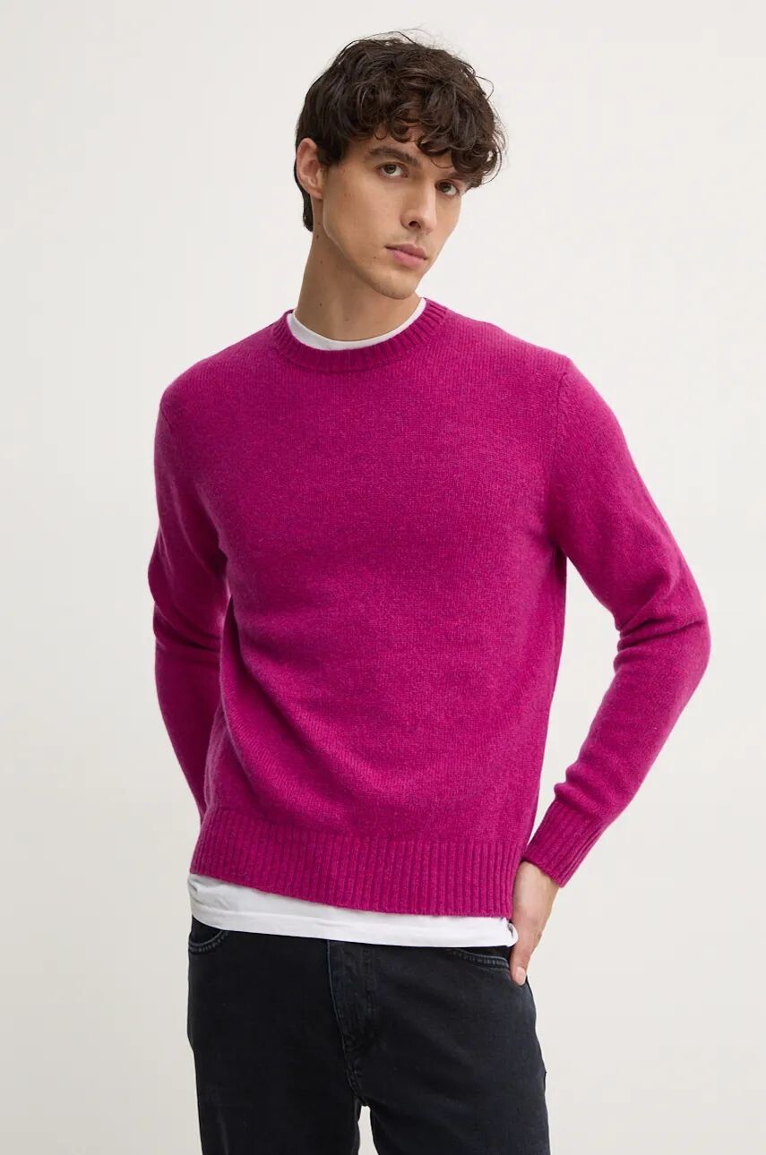 

Шерстяной свитер United Colors of Benetton, розовый