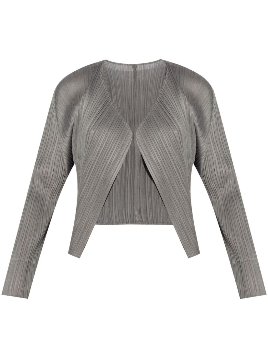 

Кардиган Pleats Please без застежки Pleats Please Issey Miyake, серый