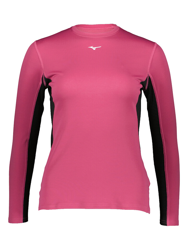 

Лонгслив Mizuno Mid Weight Crew, розовый