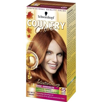 

Schwarzkopf Country Colors Интенсивный оттенок 45 Toscana Autumn Red Level 2 123 мл