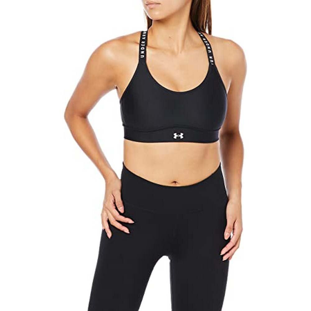 

Спортивный топ Under Armour Infinity Mid Covered Medium Support, черный