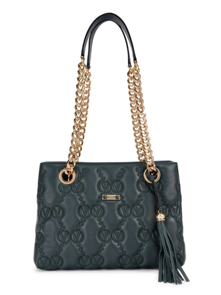 

Кожаная сумка через плечо Kali с цепочкой Mario Valentino, цвет Forest Green