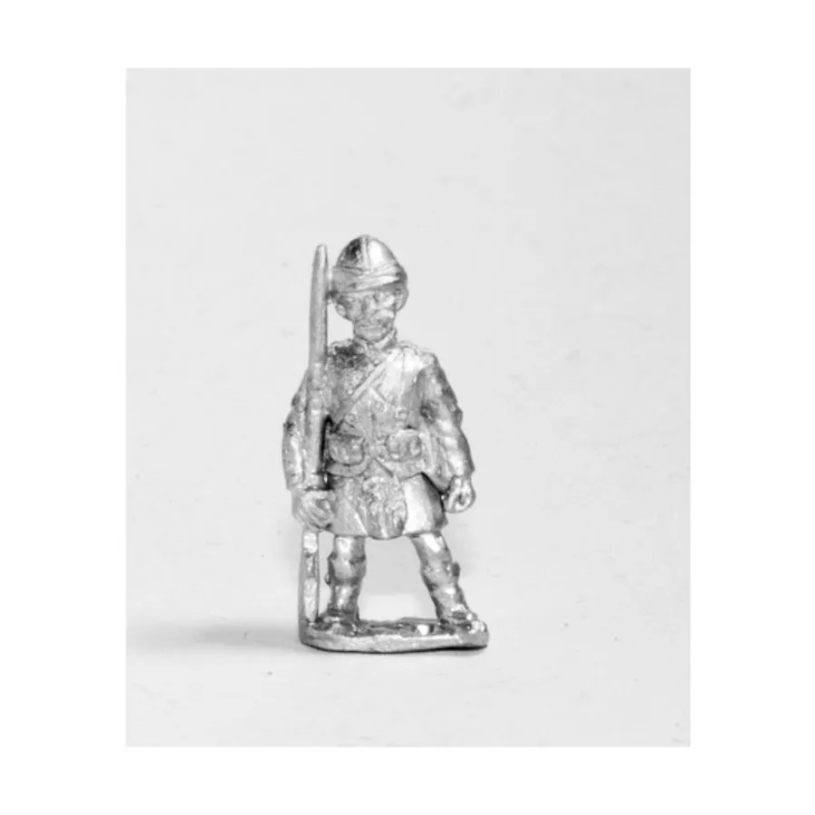 

Пехотинец в килте — непринужденно, Colonial Miniatures - Sudan - Scots (15mm)