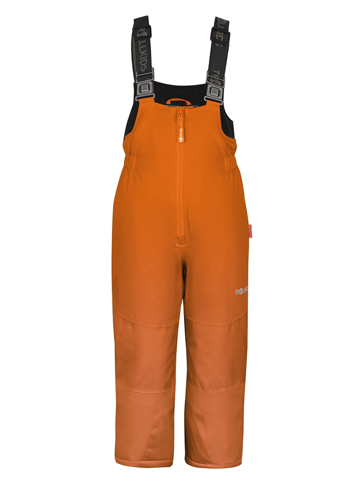 Лыжные штаны Trollkids Nordkapp, оранжевый лыжные штаны trollkids nordkapp светло коричневый