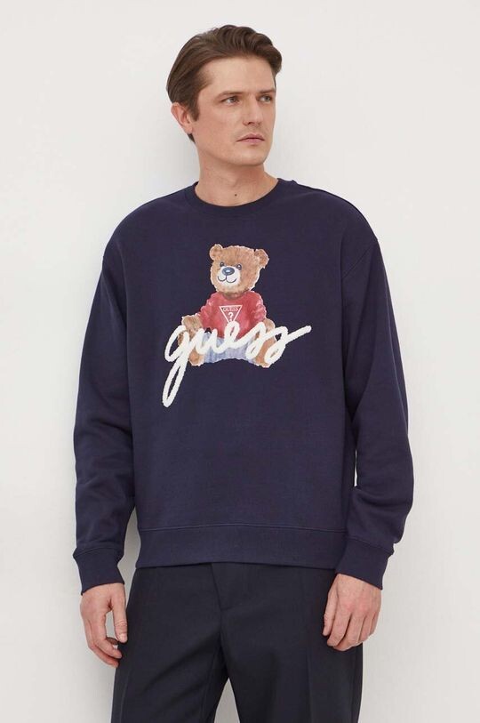 

Фуфайка Guess, темно-синий