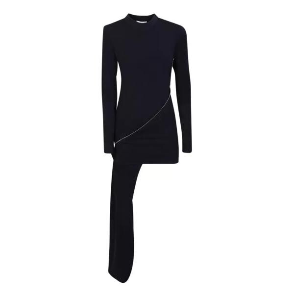 

Платье zip detail blue long dress J.W. Anderson, черный