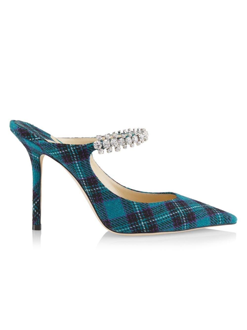 

Мюли Bing 100MM в клетку на шпильке Jimmy Choo